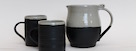 Charcoal cups and jug
